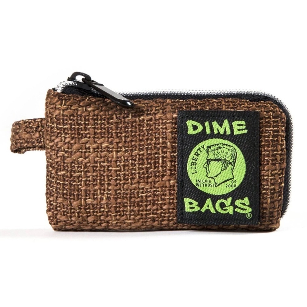5" Padded Pouch From Dime Bags-Brown‎ NWT